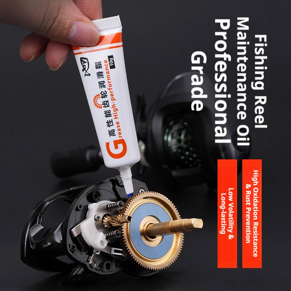 Reel Repair Kit - Kit d'huile et graisse lubrifiante pour