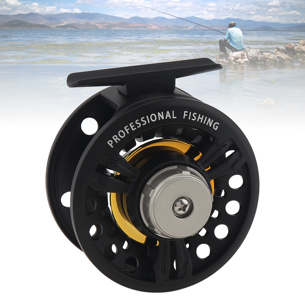 Roue de pêche sur glace entièr - Ice Fishing Reel avis et prix